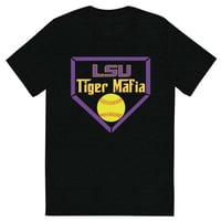 Image 2 of LSU Tiger Mafia Softball Unisex Short sleeve t-shirt