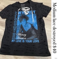 Medium Whitney blue lace destroyed