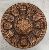 Image 1 of Canadian carved wall hanging 