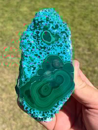Image 2 of Malachite & Chrysocolla Polished Slab #2305