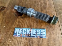 Image 1 of GY6 Short Axle with Locking Nut 