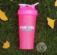Image 2 of Point Zero Activewear 600ml Pink Protein Shaker