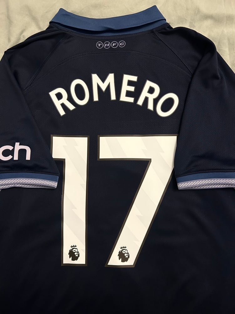 Image of PRE ORDER: Tottenham Hotspur "ROMERO 17" 2023/24 Away Shirt (XL)