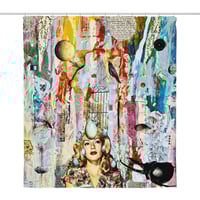 Image 5 of Ethyl Lynn - Metaphysical Collage -  Shower Curtain
