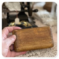 Image 5 of French Antique Necessaire Sewing Set, in a Box, 4 pieces beautiful details