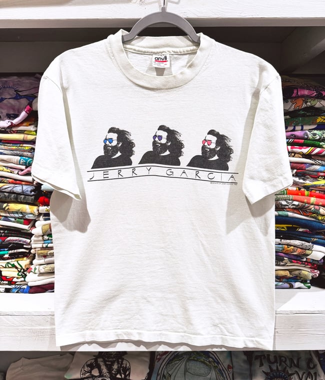 1995 Sunglasses Jerry Garcia T-Shirt - Size M