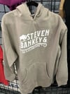 Grey hooded sweatshirt