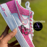 Image 1 of AF1 Butterfly Bling - Big Kids 1Y - 7Y