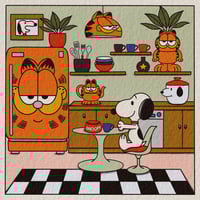 Image 4 of snoooy Bootlegs Garfield Set - 5 Prints