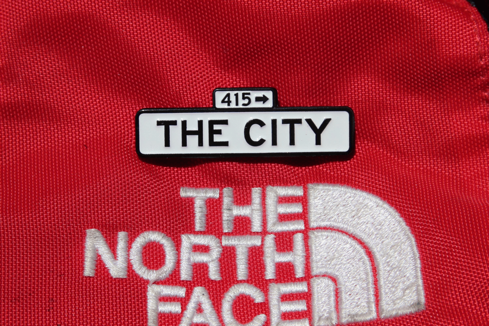 Image of San Francisco Street Sign City Enamel Pin