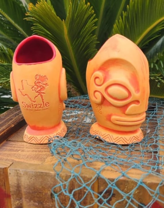 Image of (MCM Orange Glaze) Swizzle Dallas, Tx Mananui Mug