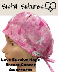 Image 4 of Supporting Awareness Scrub Hats