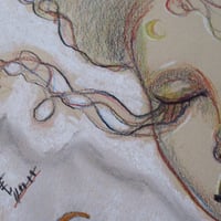 Image 5 of Crescent original soft pastel drawing 