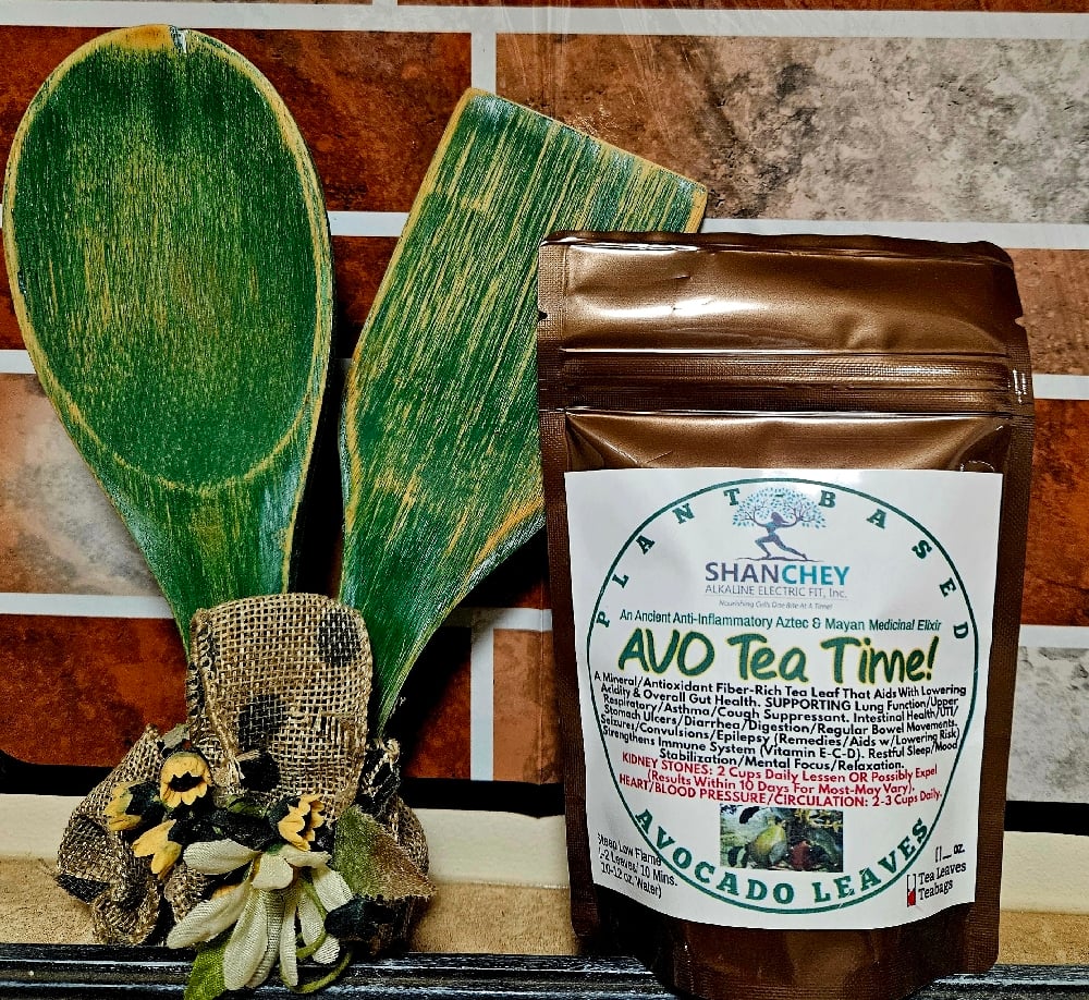 ALLIGATOR PEAR Freeze-Dried Avocado Fruit & Leaf Tea. Heart-Osteoporosis-Depression-Respiratory