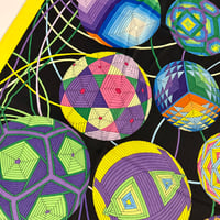 Image 19 of Hermès Cashmere Shawl "L'Art du Tamari" by Nathalie Vialars 140cm