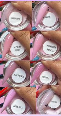 Pinky  Nude  Collection-Acrylic 8 pc  +1 bonus acrylic 