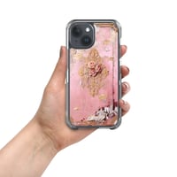 Image 13 of Pastel Pink Tattered Texture Rose Gold Goth Lolita Kawaii Inspired Clear Case for iPhone®