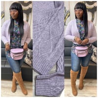 Small lavender cardigan 
