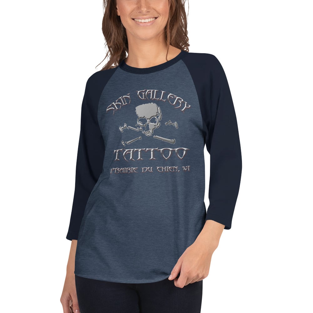 Skin Gallery 3/4 sleeve raglan shirt