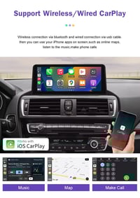 Image 9 of BMW WIRELESS CARPLAY & ANDROID AUTO 10.25" TOUCH SCREEN STEREO F20 F21 F22 F30 F31 F32 F33 F34 F36