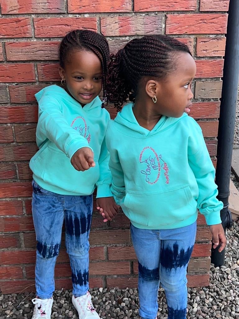 Image of Kids Peppermint Faces Hoody