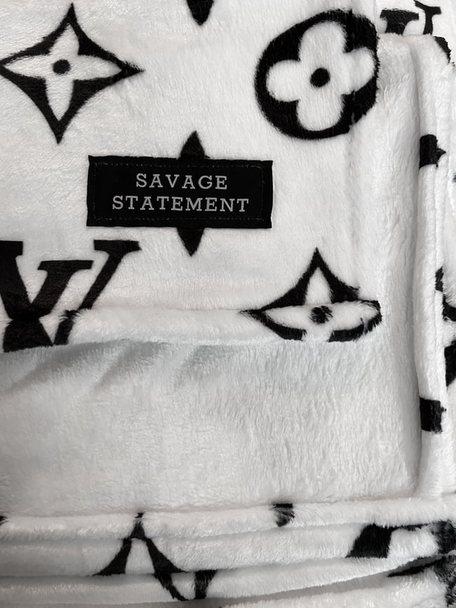 Faux Fur LV Scarf