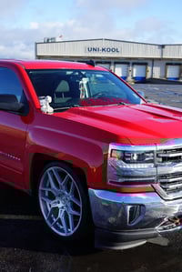 Image 2 of GOMILONA windshield decals (CHROME RED) 4x entries
