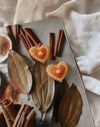 Image 1 of Pumpkin Heart Tarts