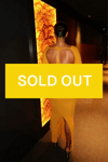 YAGI MUSTARD YELLOW  BACKLESS DRESS (S)
