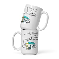 Image 1 of White glossy mug laundry 