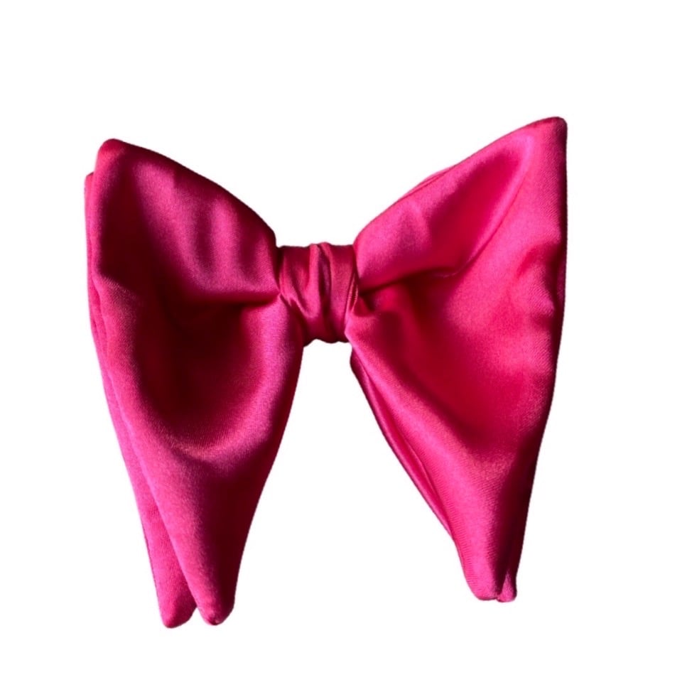 HOT PINK | OVERSIZED EVENT BOWTIE 