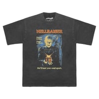 Image 7 of Hellraiser Pinhead 80s Horror Movie Premium T-Shirt – Washed Unisex Tee
