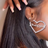 Pretty girl earrings 