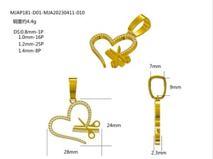 Image of RAW N UNKUT LOVE STYLZ PENDANT