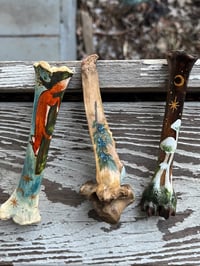 Image 2 of Hand Painted Bones Totems