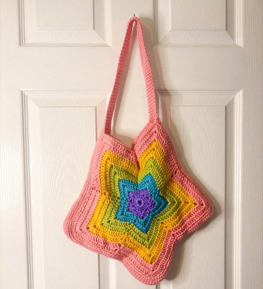 Image of Pink Rainbow Star Bag