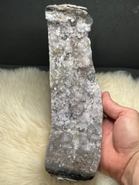 Image 2 of Druzy Quartz With Polished Agate Edges #2149