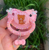 Pink Kuma Adult Pacifier