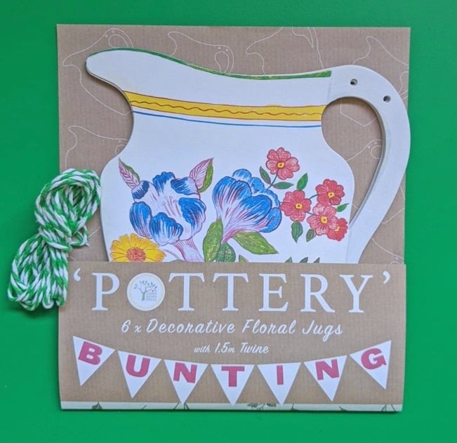 Image of Floral jug bunting