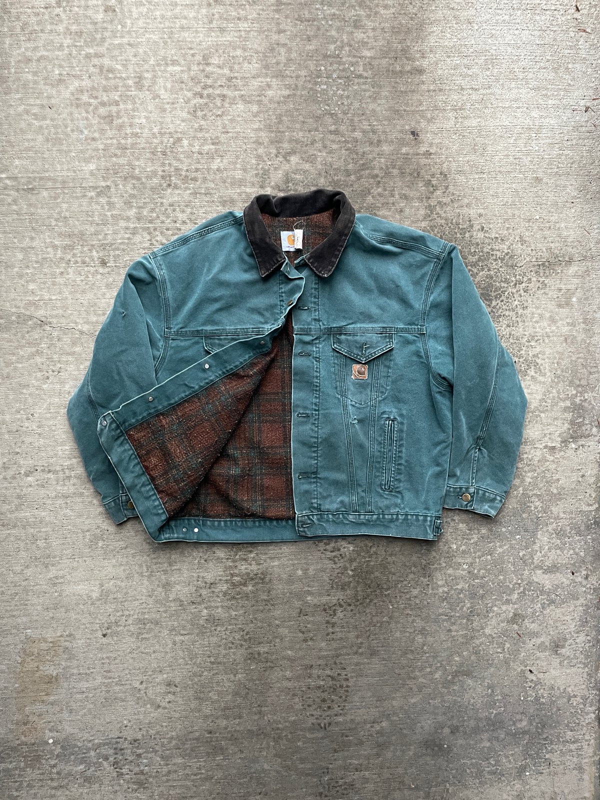 Brown Denim Jacket – Vintage Fabrik