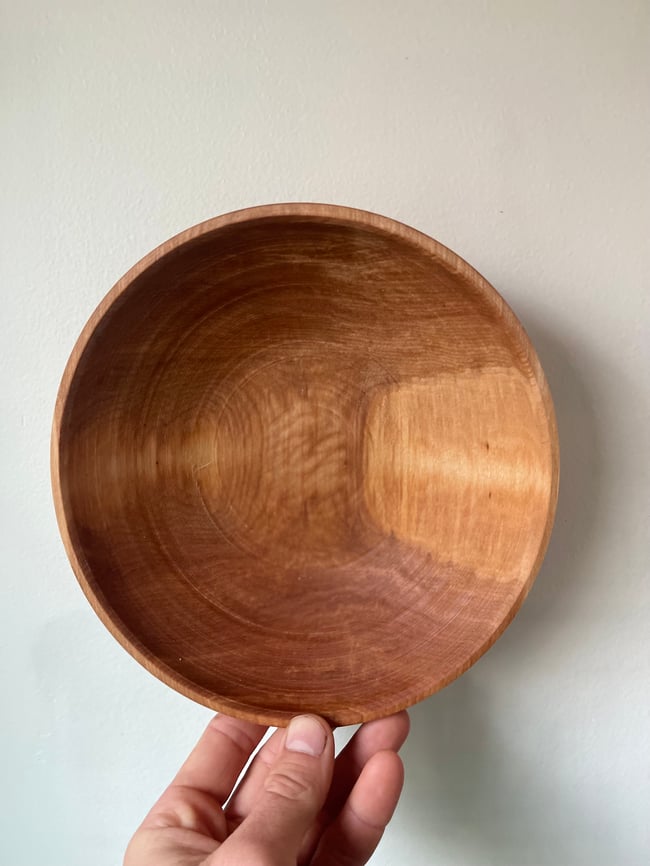 White Birch Salad Bowl