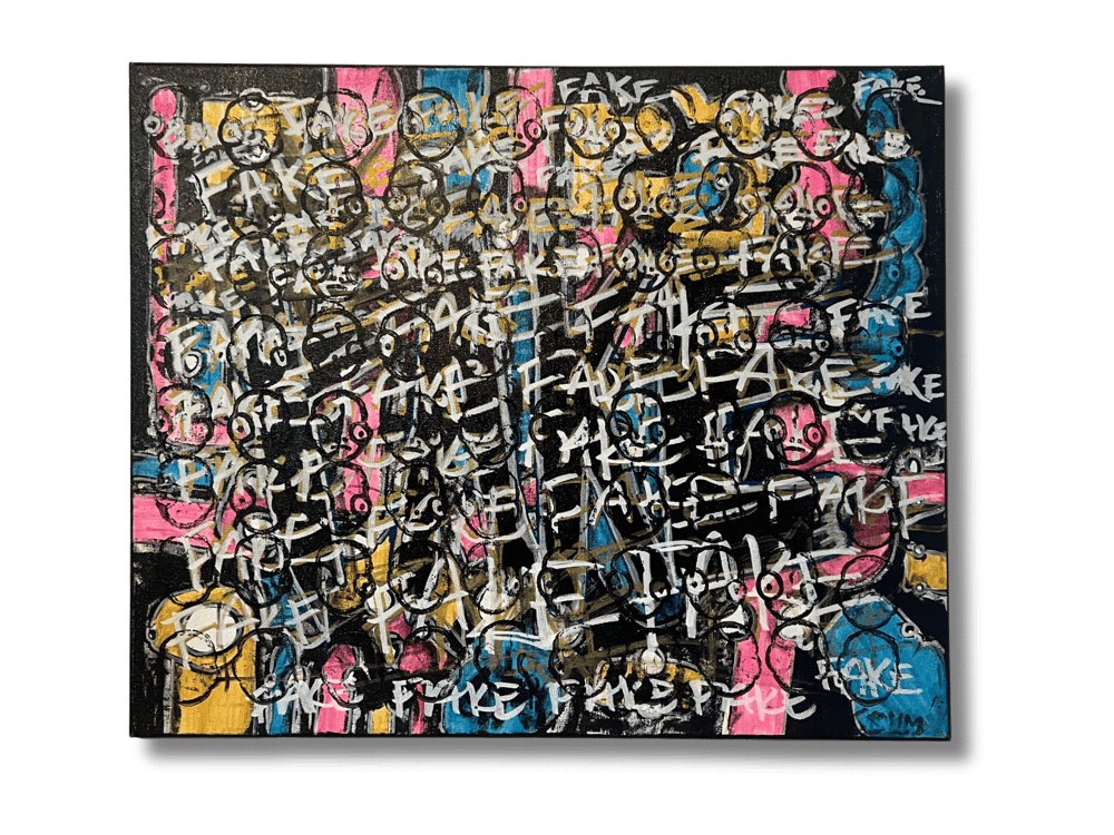 Image of “CTRL-V” 20x24 Canvas