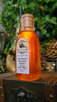 Image 10 of 👑The Armored Kingdom Premium Raspberry Blossom Honey Bottle(8oz)-Naturally Sweet-Small Batch