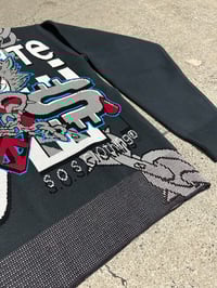 Image 4 of S.O.S “CHAIN$” KNIT SWEATER