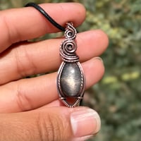 Image 1 of Black Sunstone Pendant 🖤✨