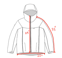 Image 12 of SILVER AND GREY SNOW JACKET