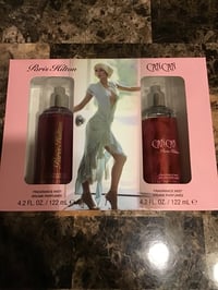 Paris Hilton for her gift set