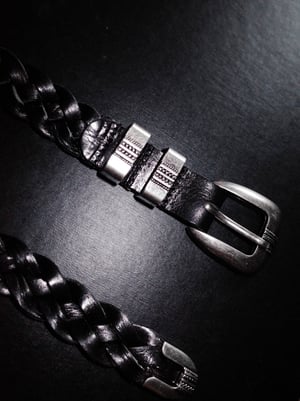 Image of KLDSCOPE - Johnny Leather Belt (Woven)