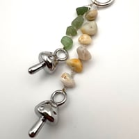 Image 2 of Silver Mushroom Bag Charm