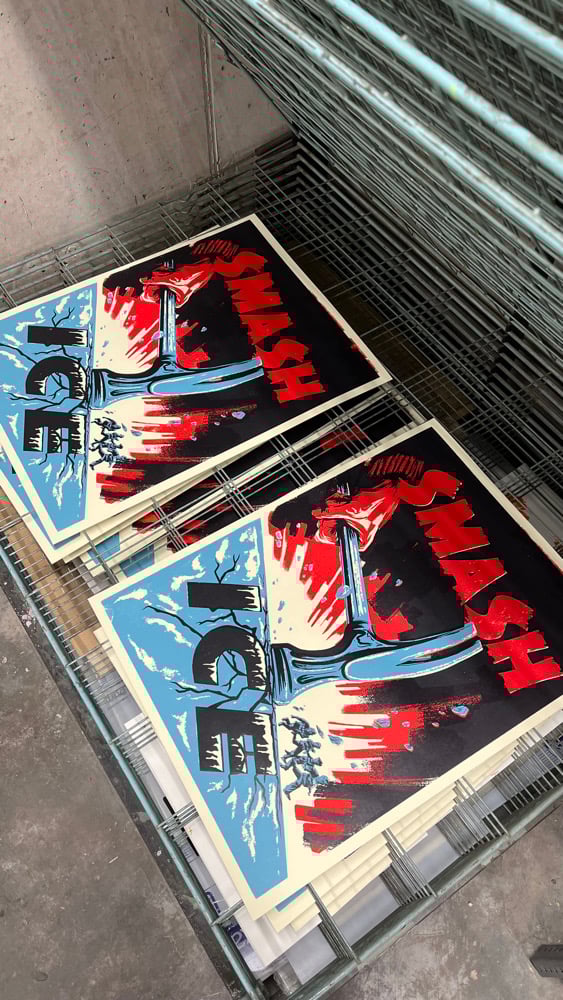 SMASH ICE SILKSCREEN PRINT PREORDER